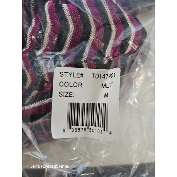 Trina Turk Chevron Belted Sweater Dress w/ Slip M NWT - Picture 2 of 7